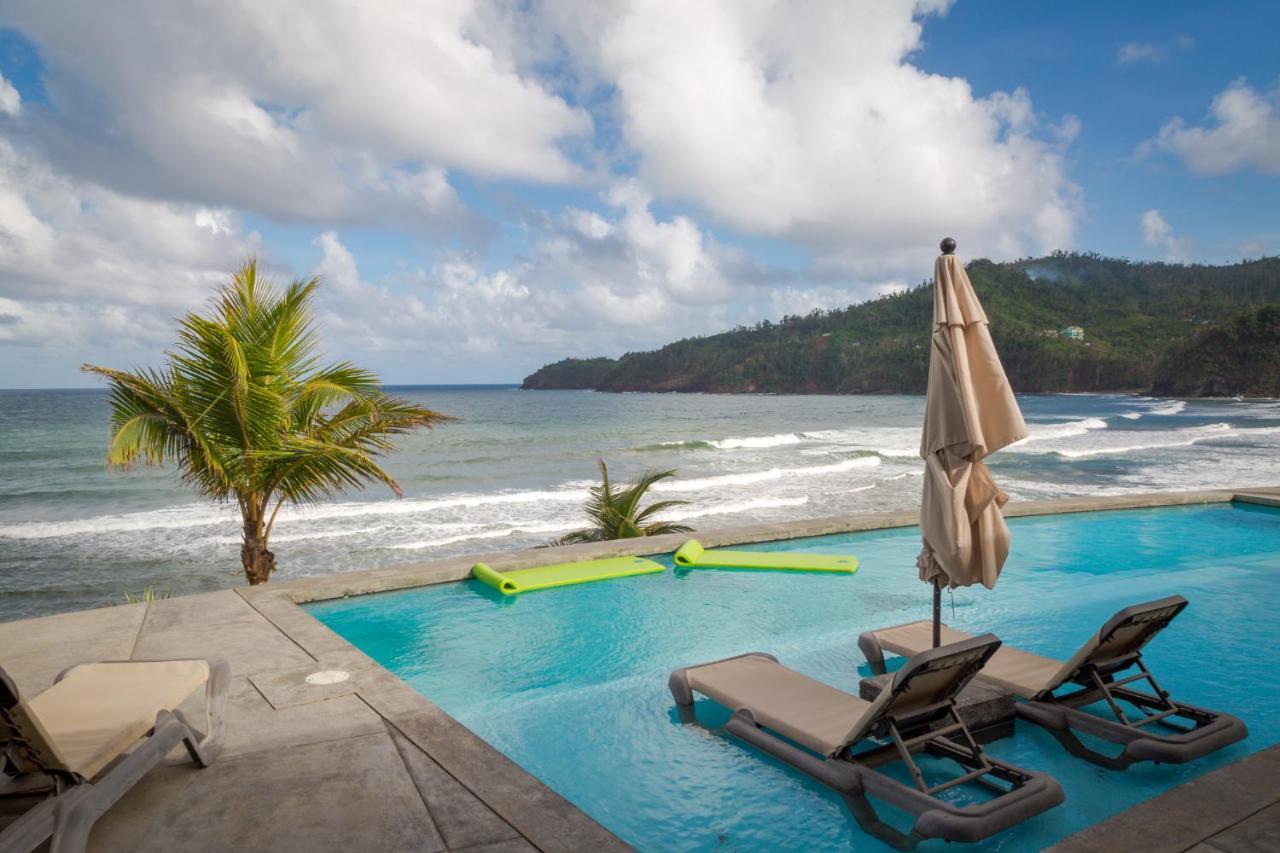 Pagua Bay House - Oceanfront Cabana'S Marigot Exterior foto