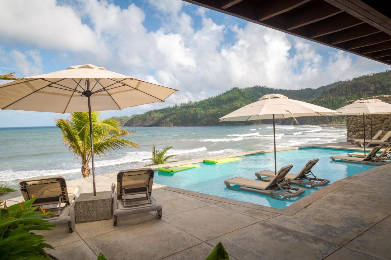 Pagua Bay House - Oceanfront Cabana'S Marigot Exterior foto