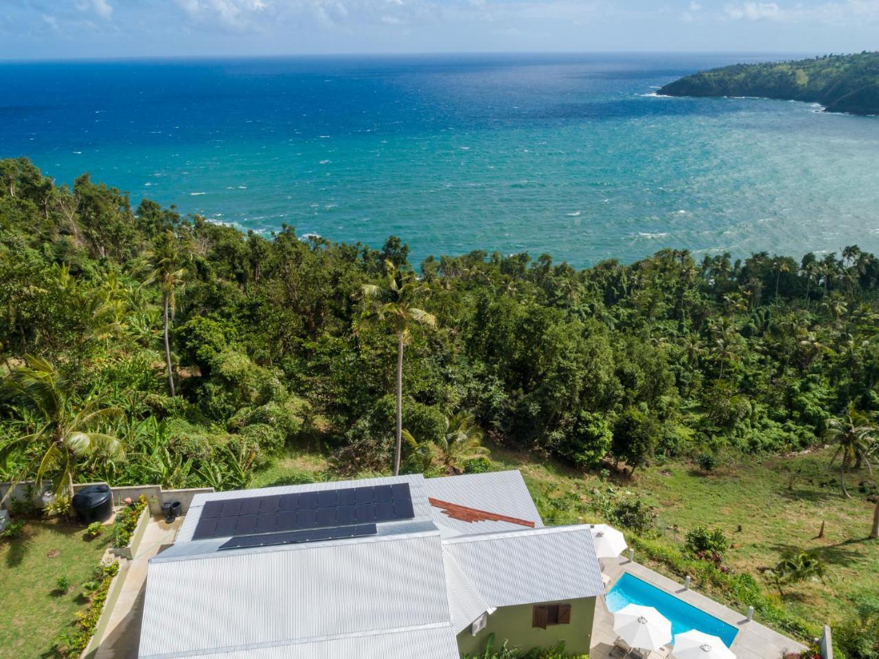 Pagua Bay House - Oceanfront Cabana'S Marigot Exterior foto